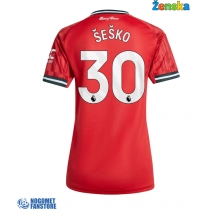 Manchester United Benjamin Sesko #30 Domaci Dres za Ženska 2025-26 Kratak Rukav
